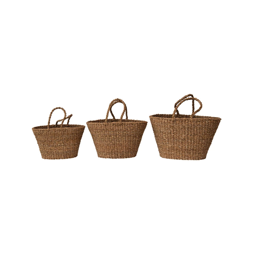 Hand-Woven Totes w/ Handles