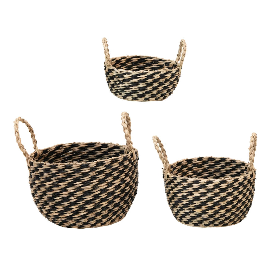 Black & Nat Seagrass Baskets