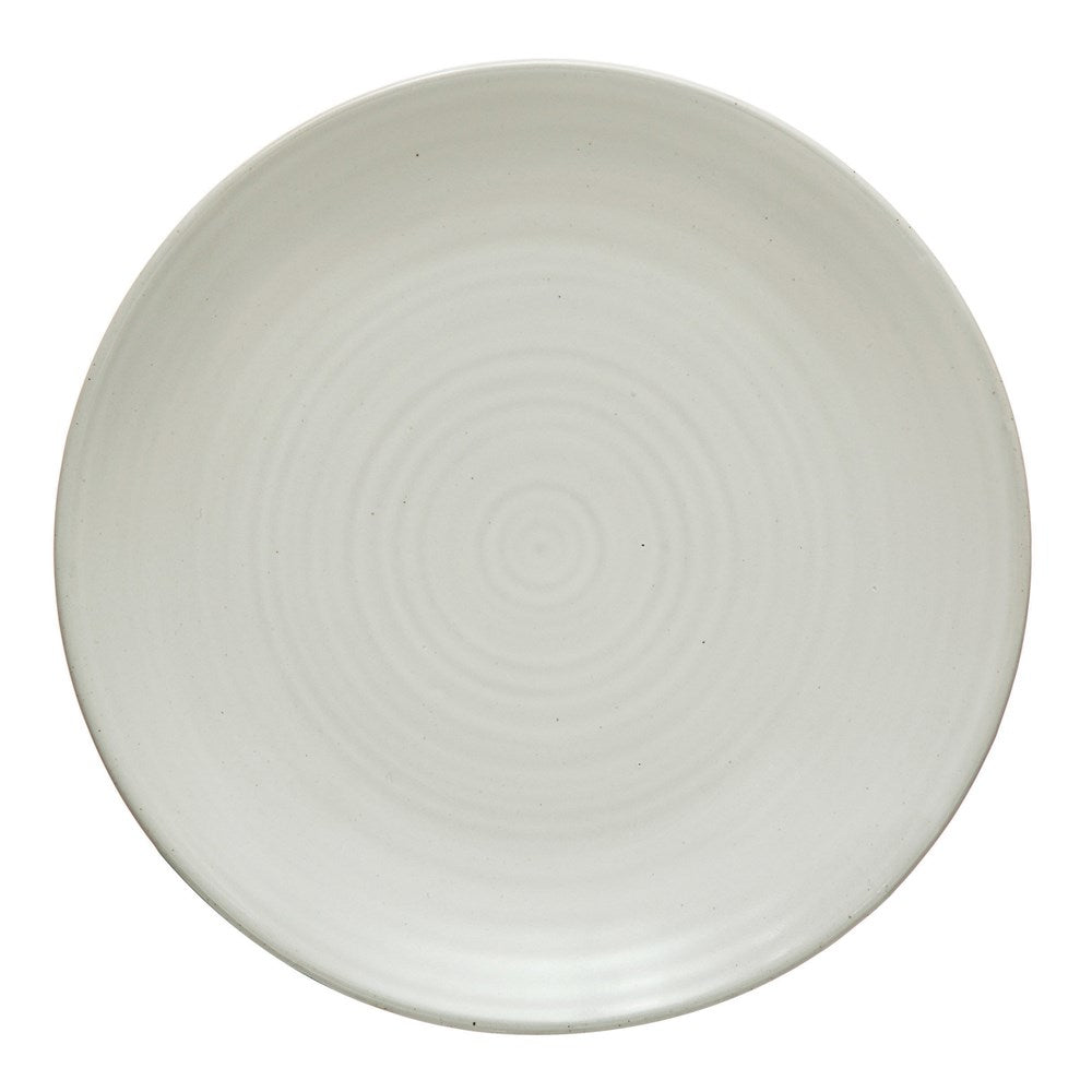 Stoneware Plate - Matte White