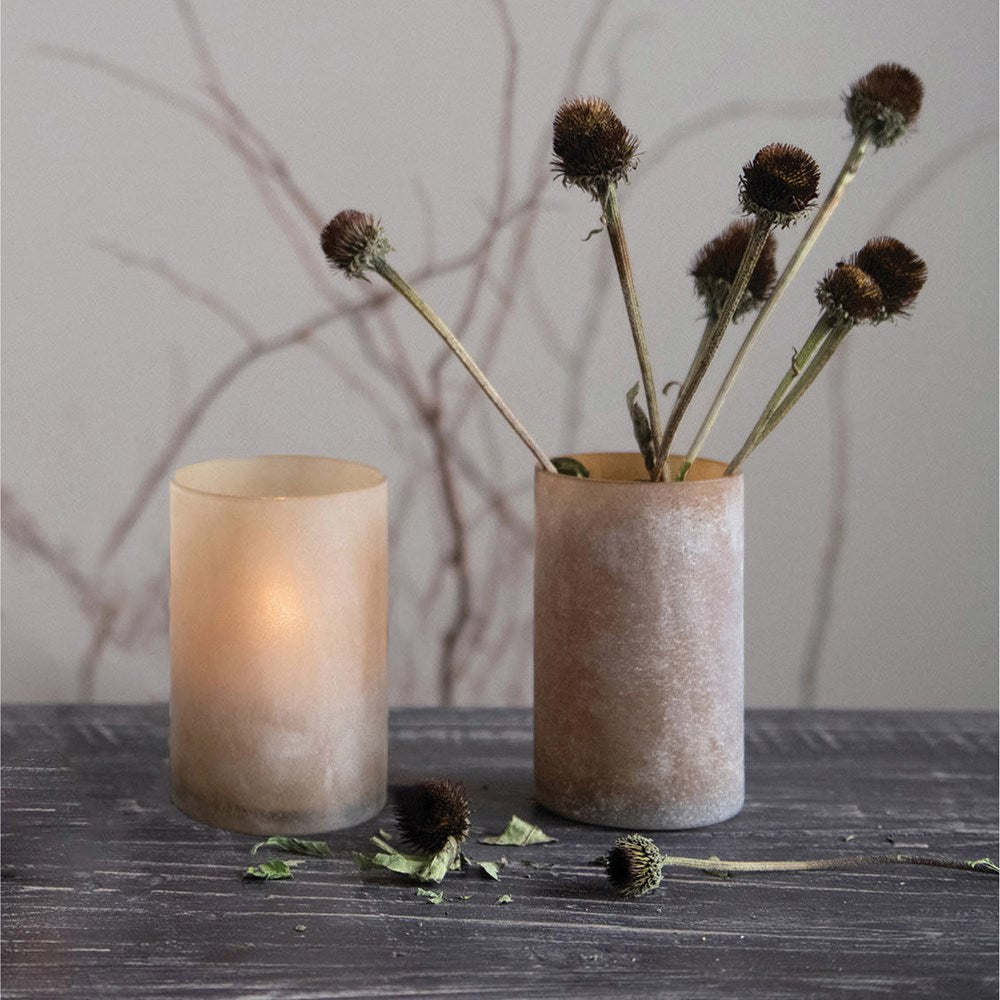 3" Round Glass Votive Holder