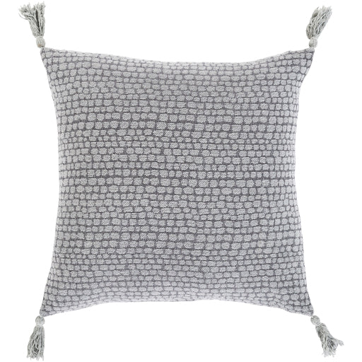 22" Madagascar Grey Pillow
