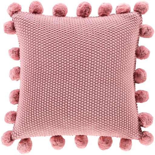 18" Pomtastic Pink Pillow