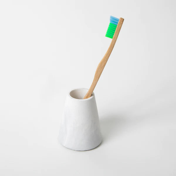 Toothbrush Holder - Grey & Wh